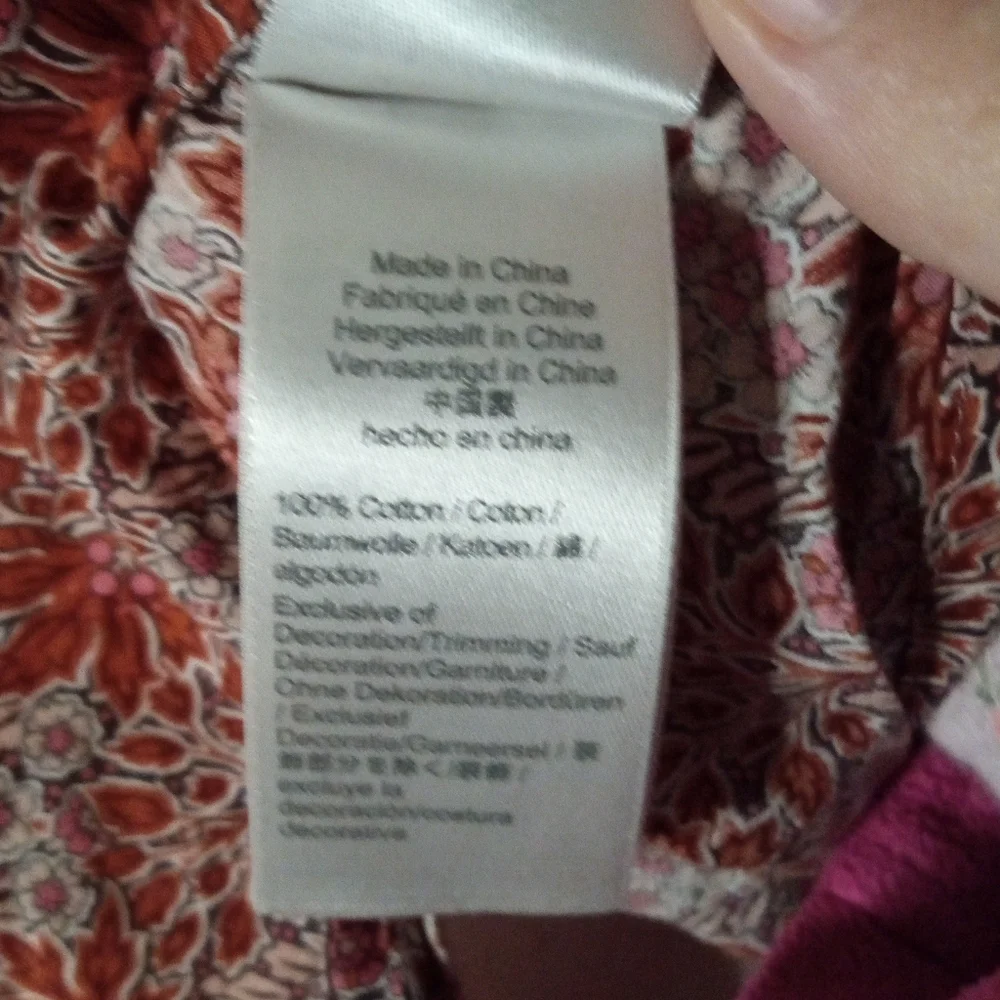 J. Crew Red Floral Smocked Tie-Strap Camisole